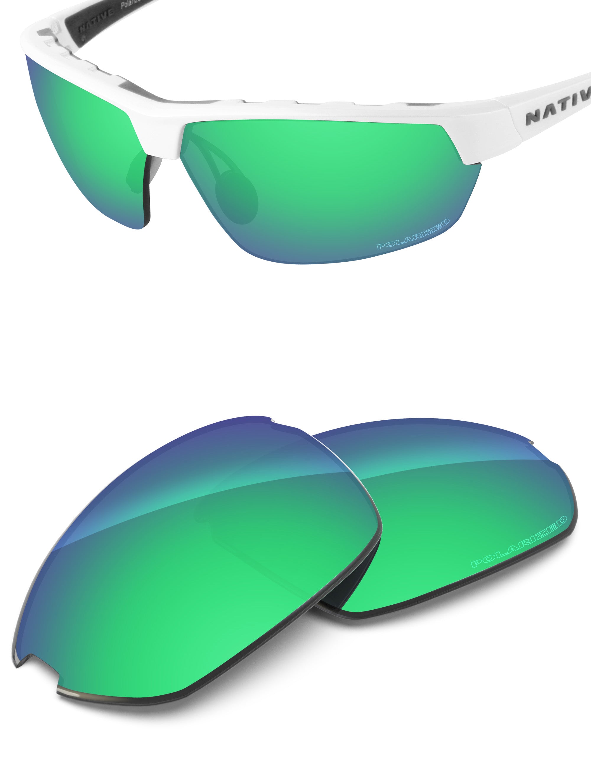 Emerald Green FlashMirror™-Polarized