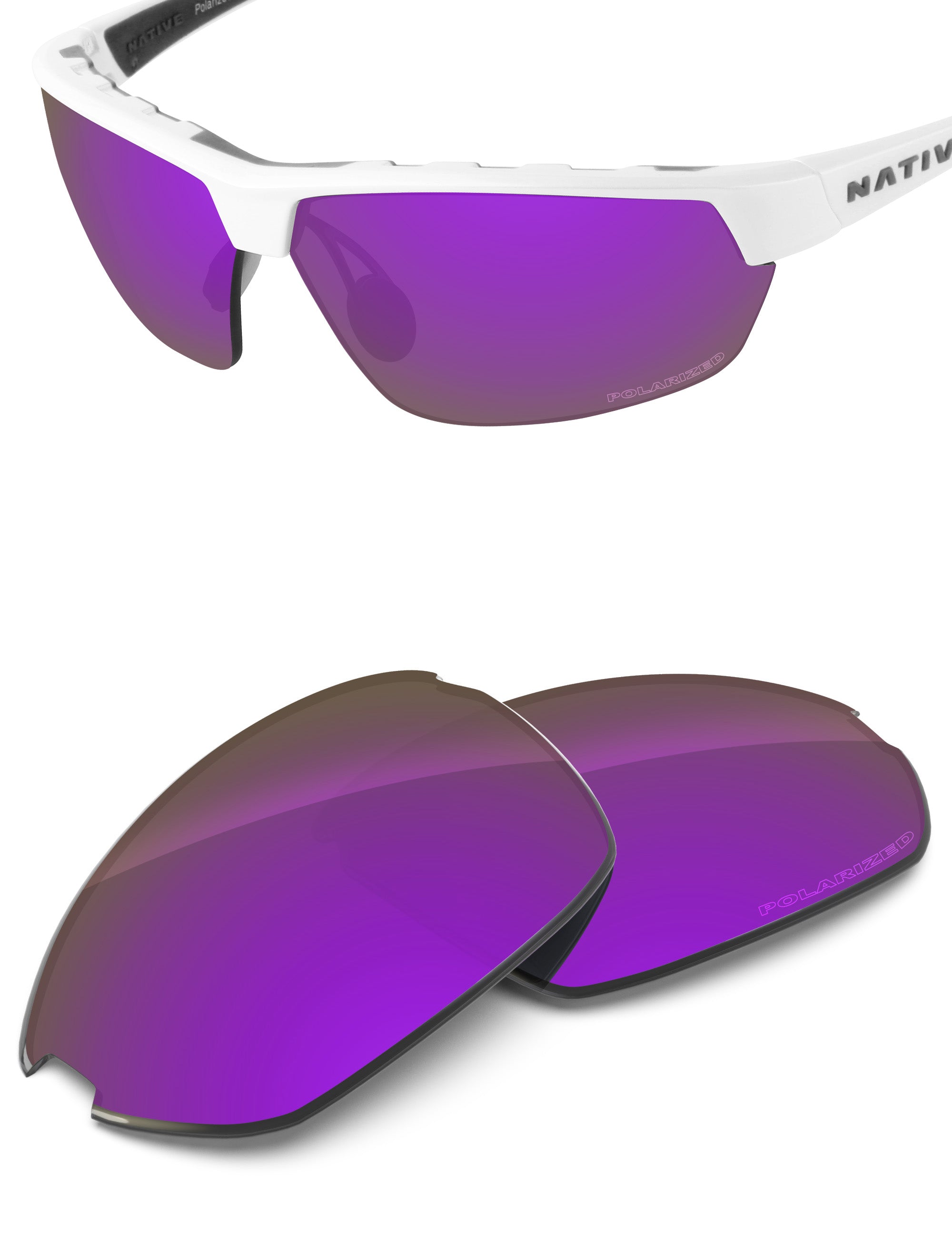 Plum Purple FlashMirror™-Polarized