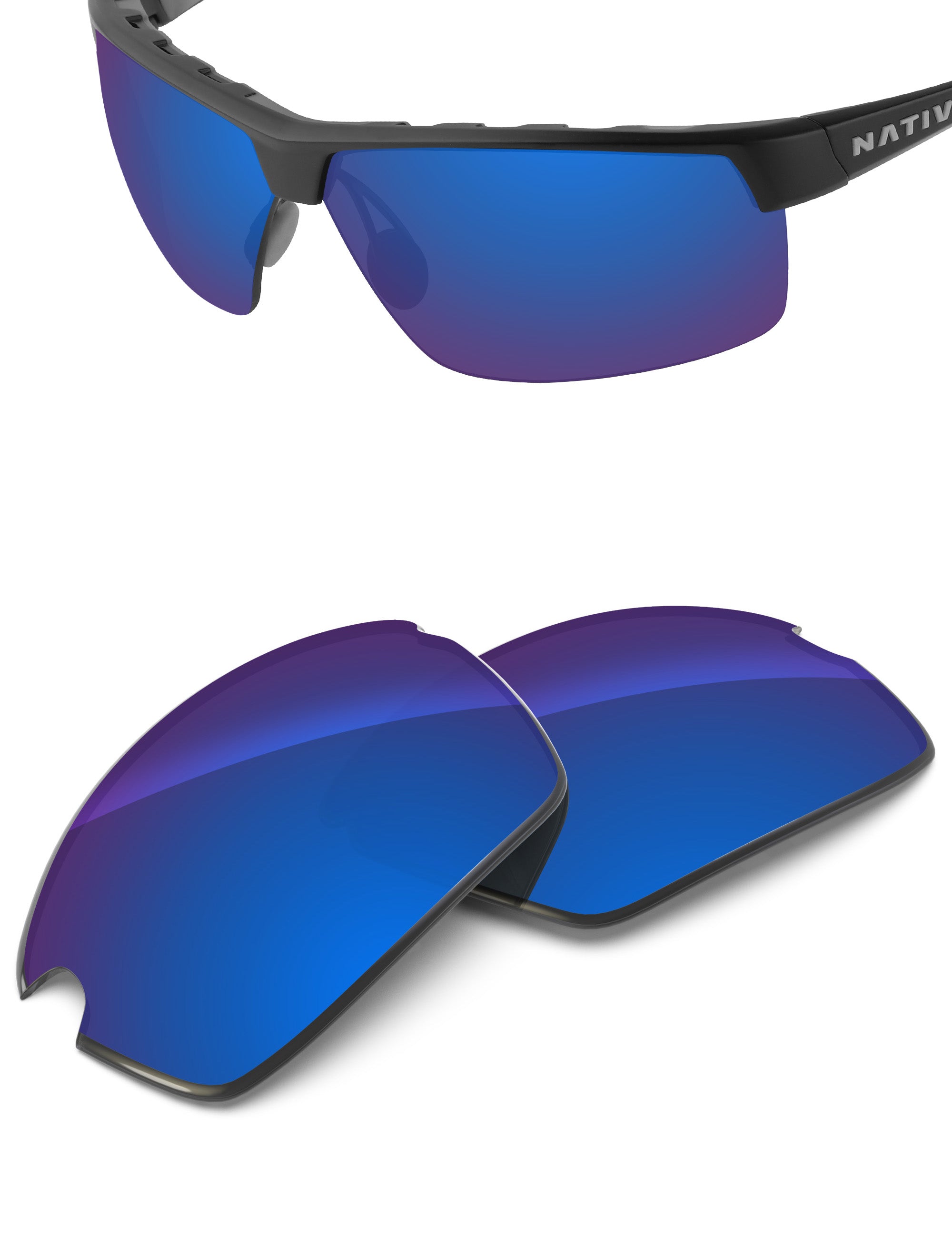 Sapphire Blue FlashMirror™-Non-Polarized