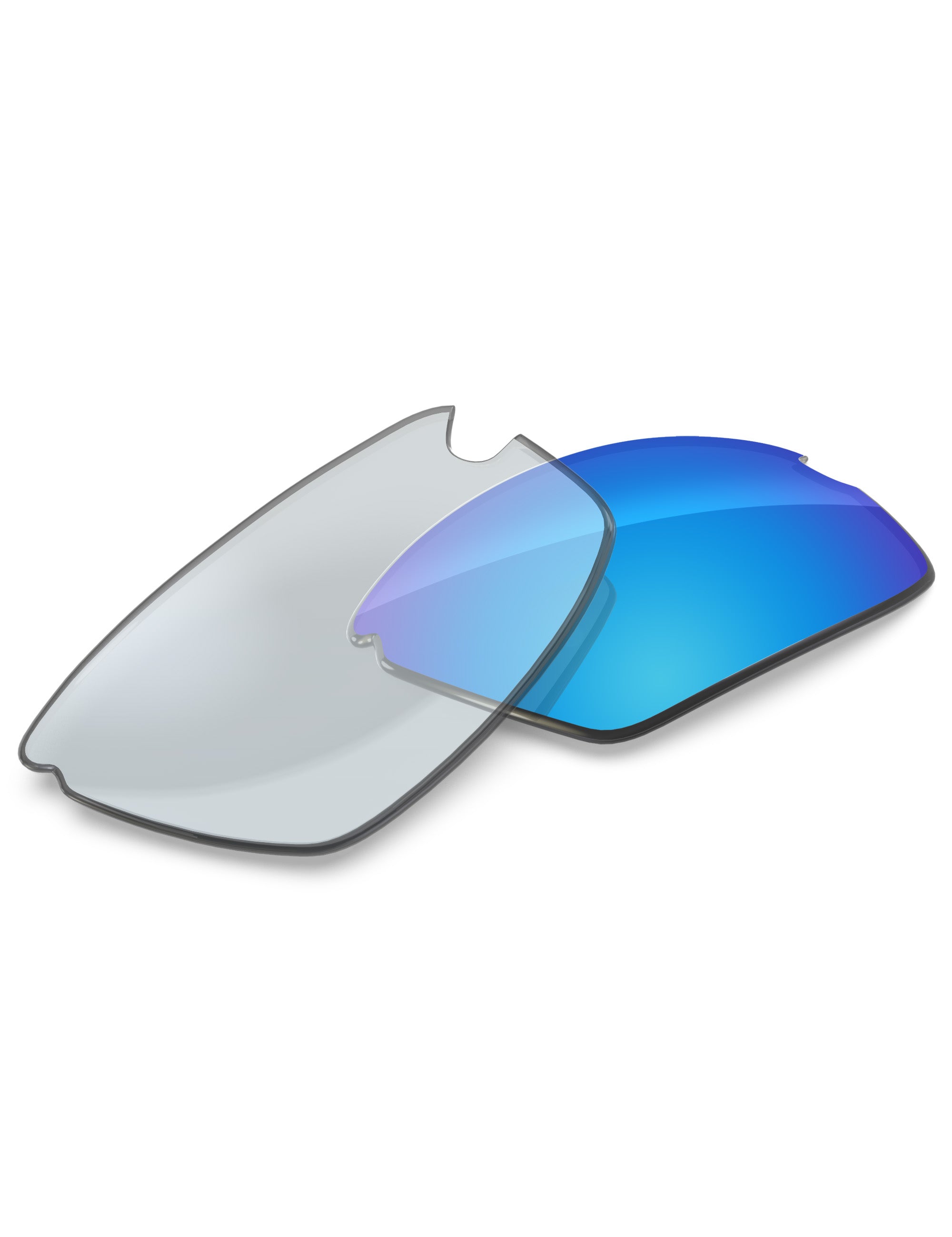 Sky Blue FlashMirror™ Photochromic-Non-Polarized