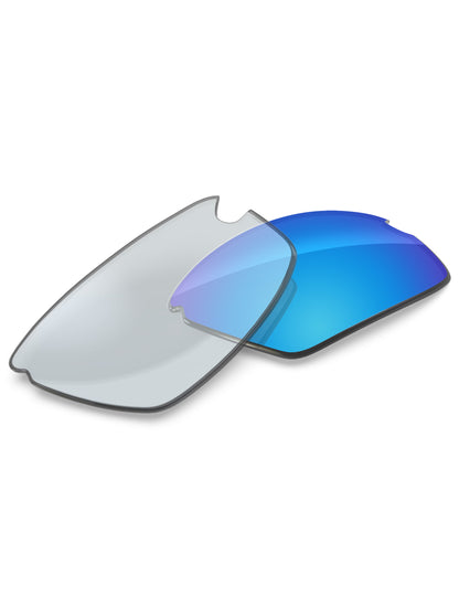 Sky Blue FlashMirror™ Photochromic-Non-Polarized