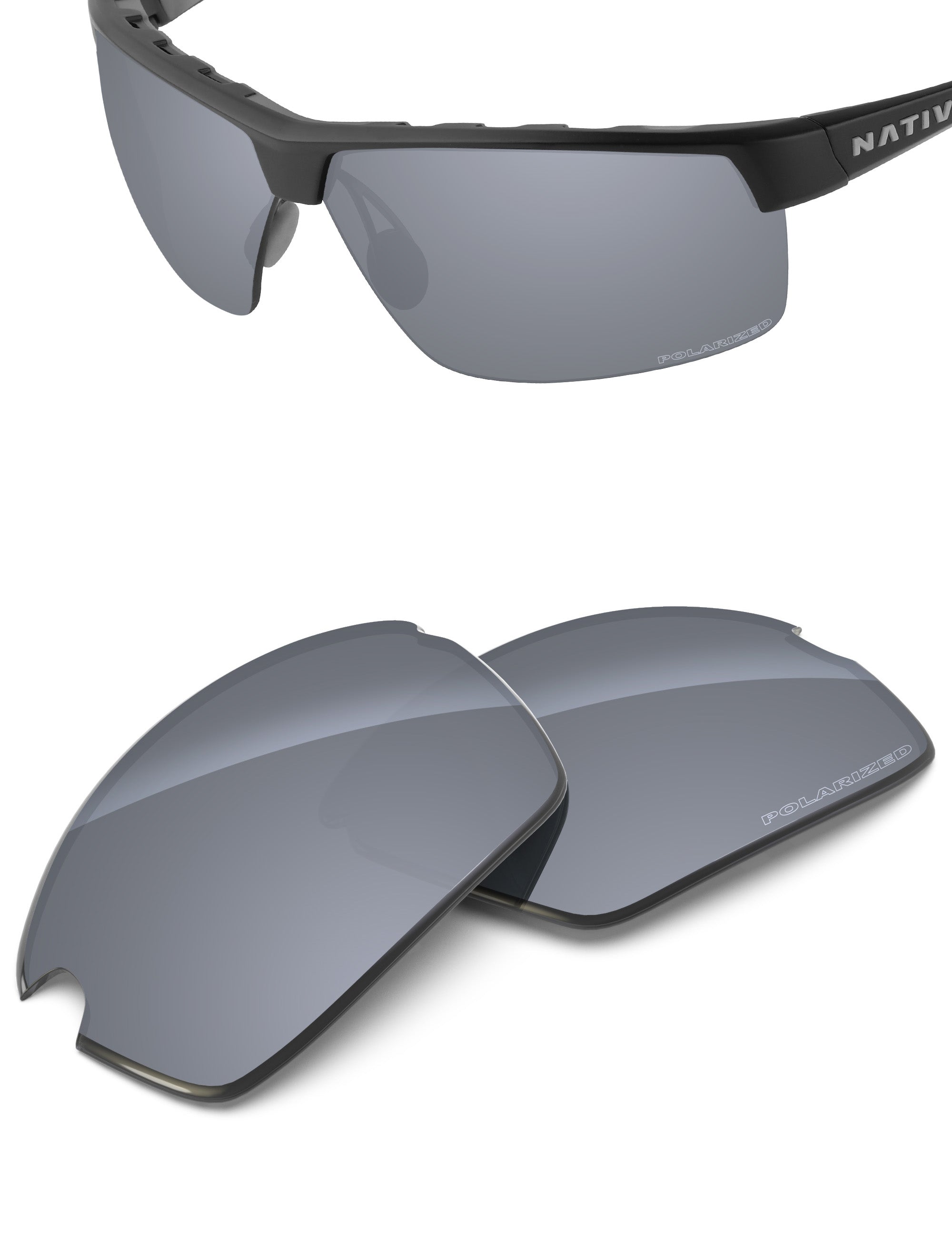 Silver Metallic FlashMirror™-Polarized