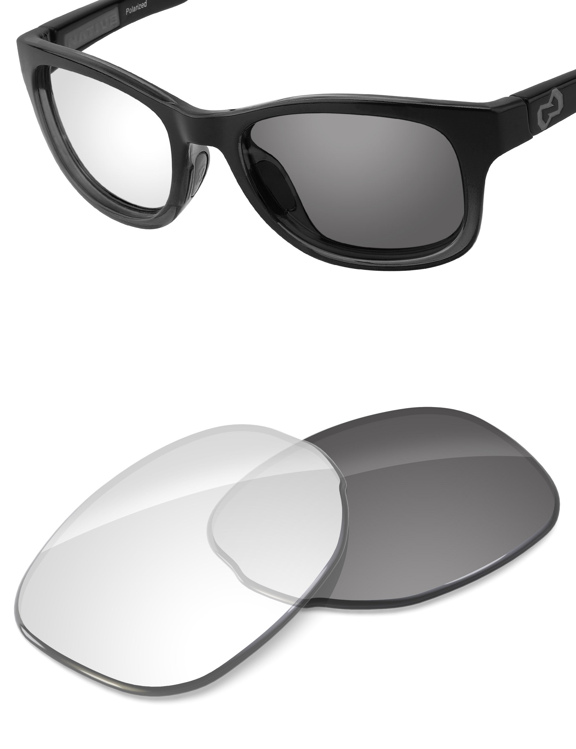 Adapt Gray Photochromic Blue Light Blocking-Non-Polarized