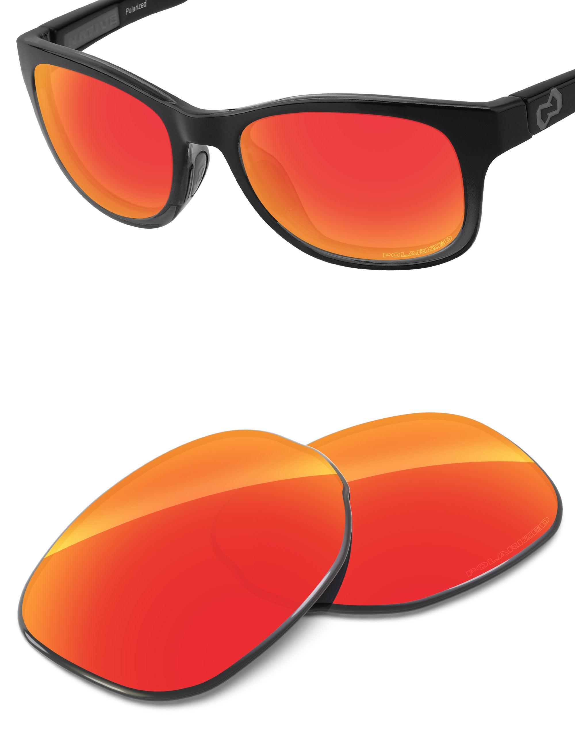 Fire Red FlashMirror™-Polarized
