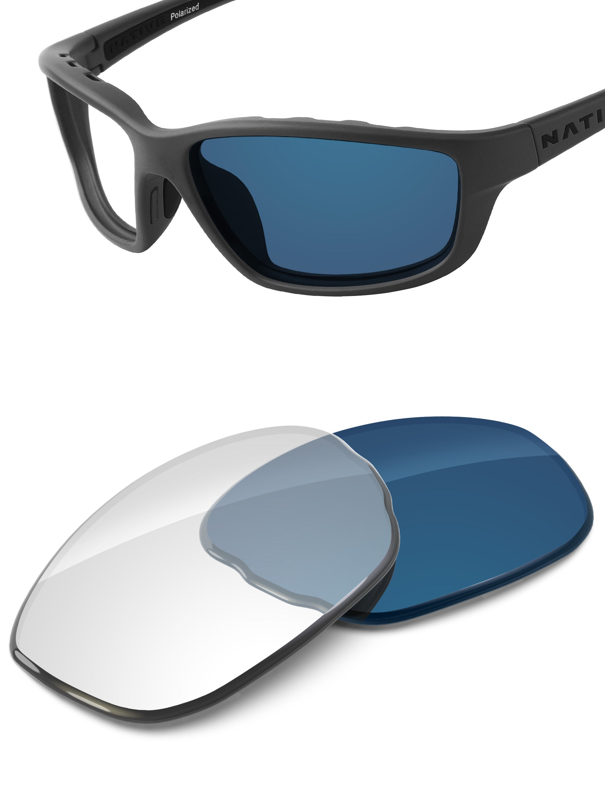 Adapt Blue Photochromic Blue Light Blocking-Non-Polarized