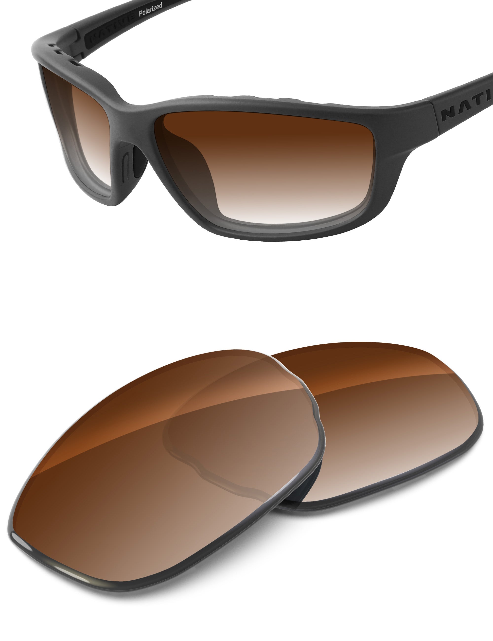 Brown Gradient-Non-Polarized
