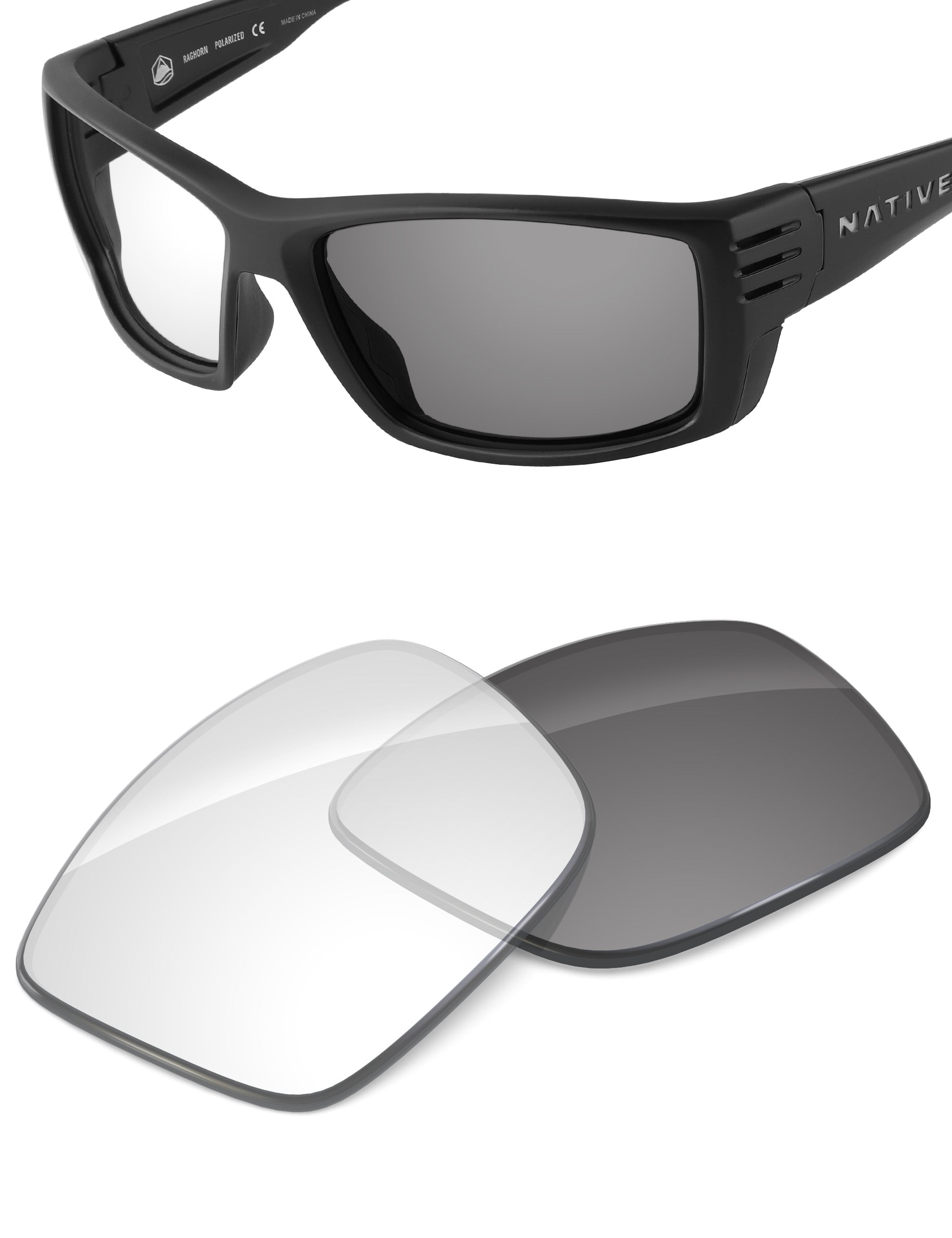 Adapt Gray Photochromic Blue Light Blocking-Non-Polarized