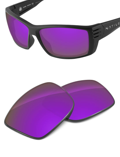Plum Purple FlashMirror™-Non-Polarized