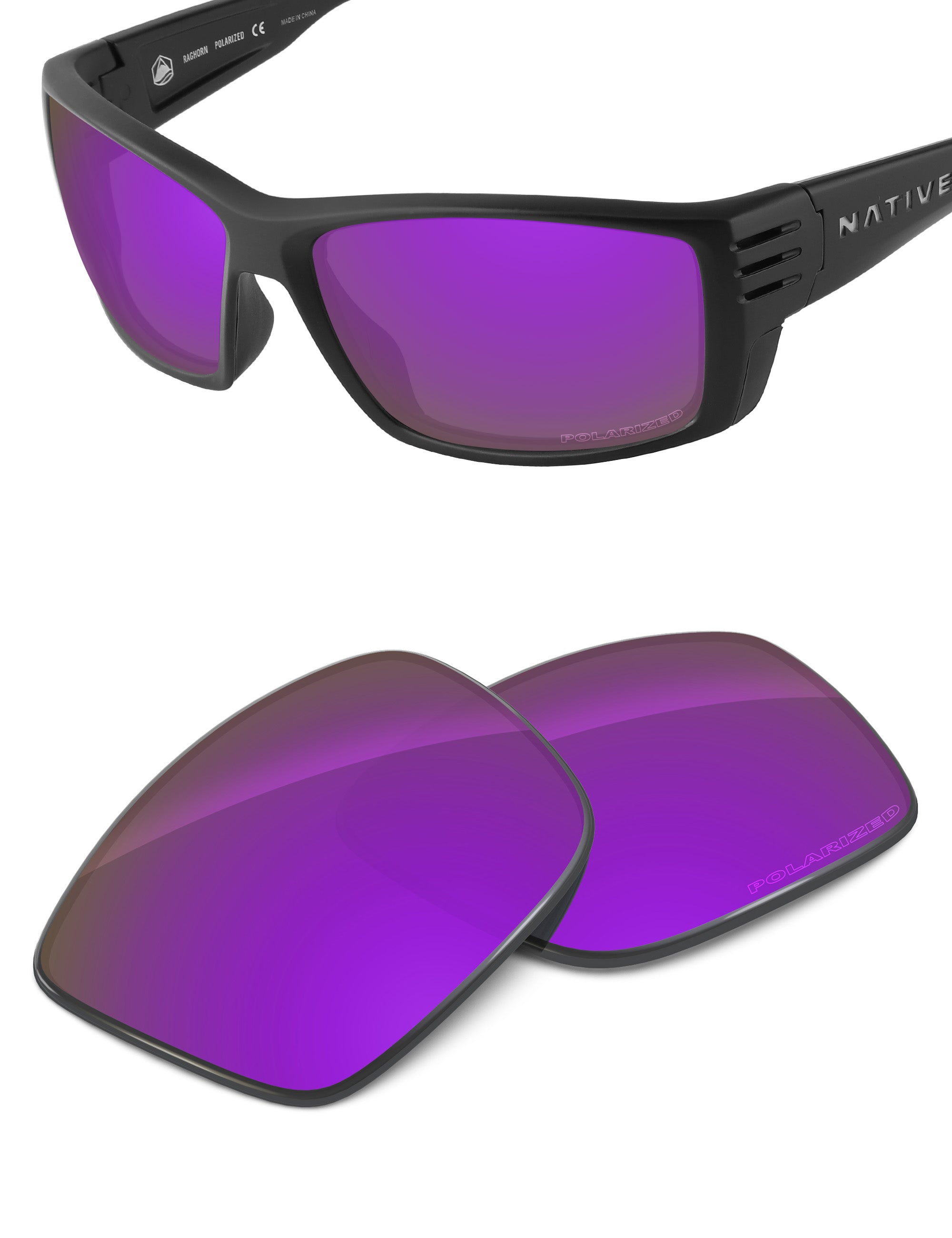 Plum Purple FlashMirror™-Polarized