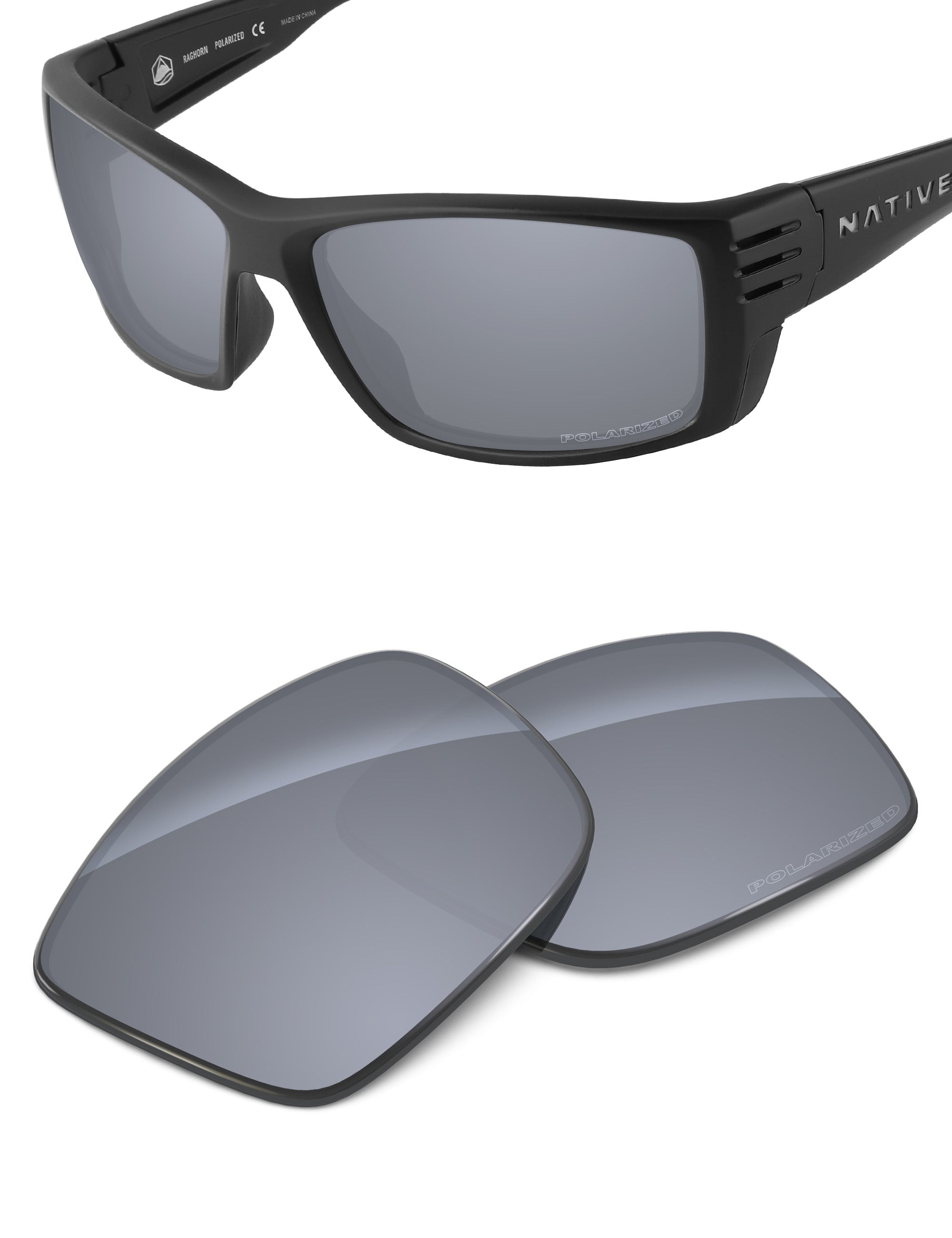 Silver Metallic FlashMirror™-Polarized
