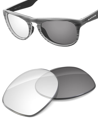 Adapt Gray Photochromic Blue Light Blocking-Non-Polarized