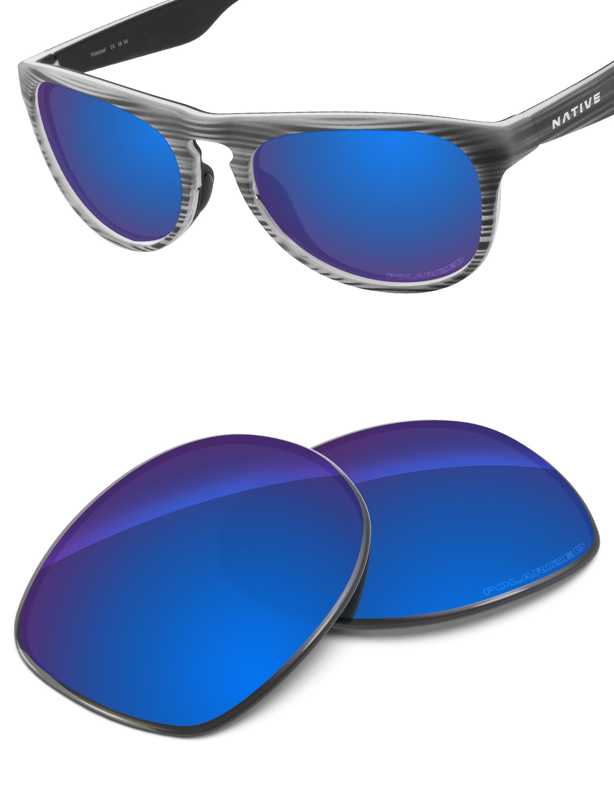 Sapphire Blue FlashMirror™-Polarized