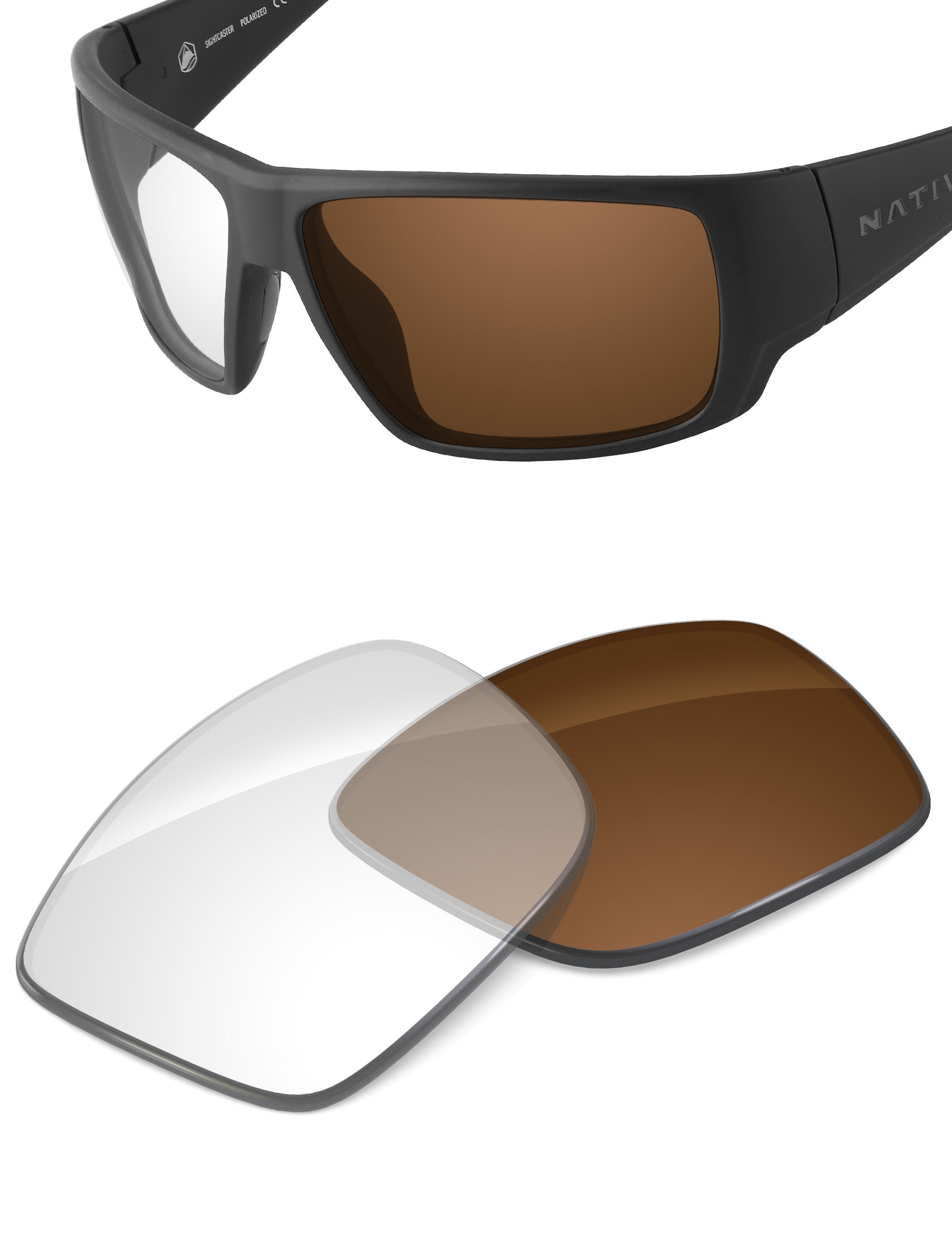 Adapt Brown Photochromic Blue Light Blocking-Non-Polarized