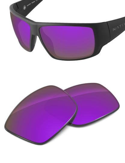 Plum Purple FlashMirror™-Non-Polarized