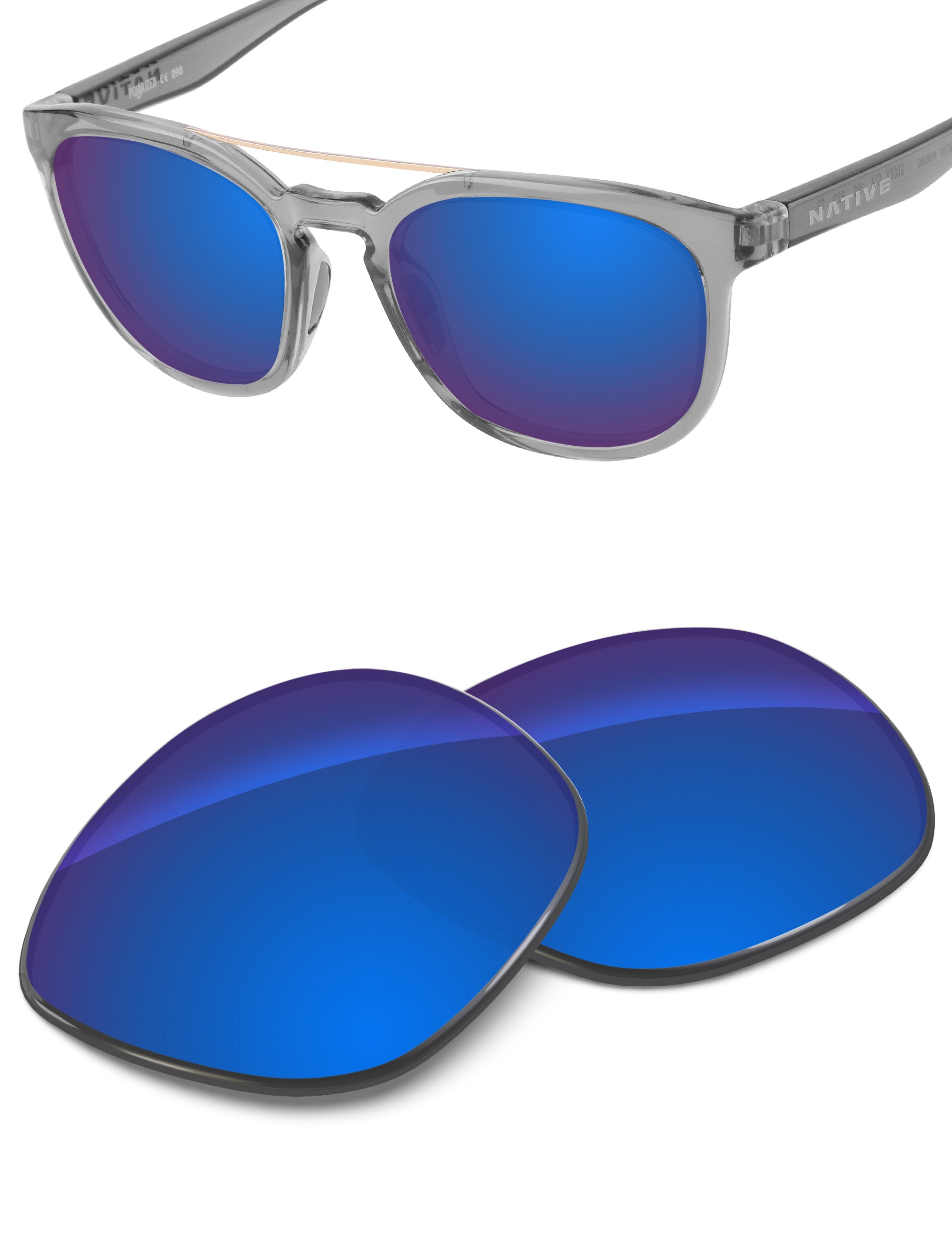 Sapphire Blue FlashMirror™-Non-Polarized