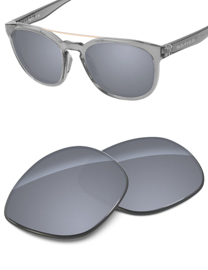 Silver Metallic FlashMirror™-Non-Polarized