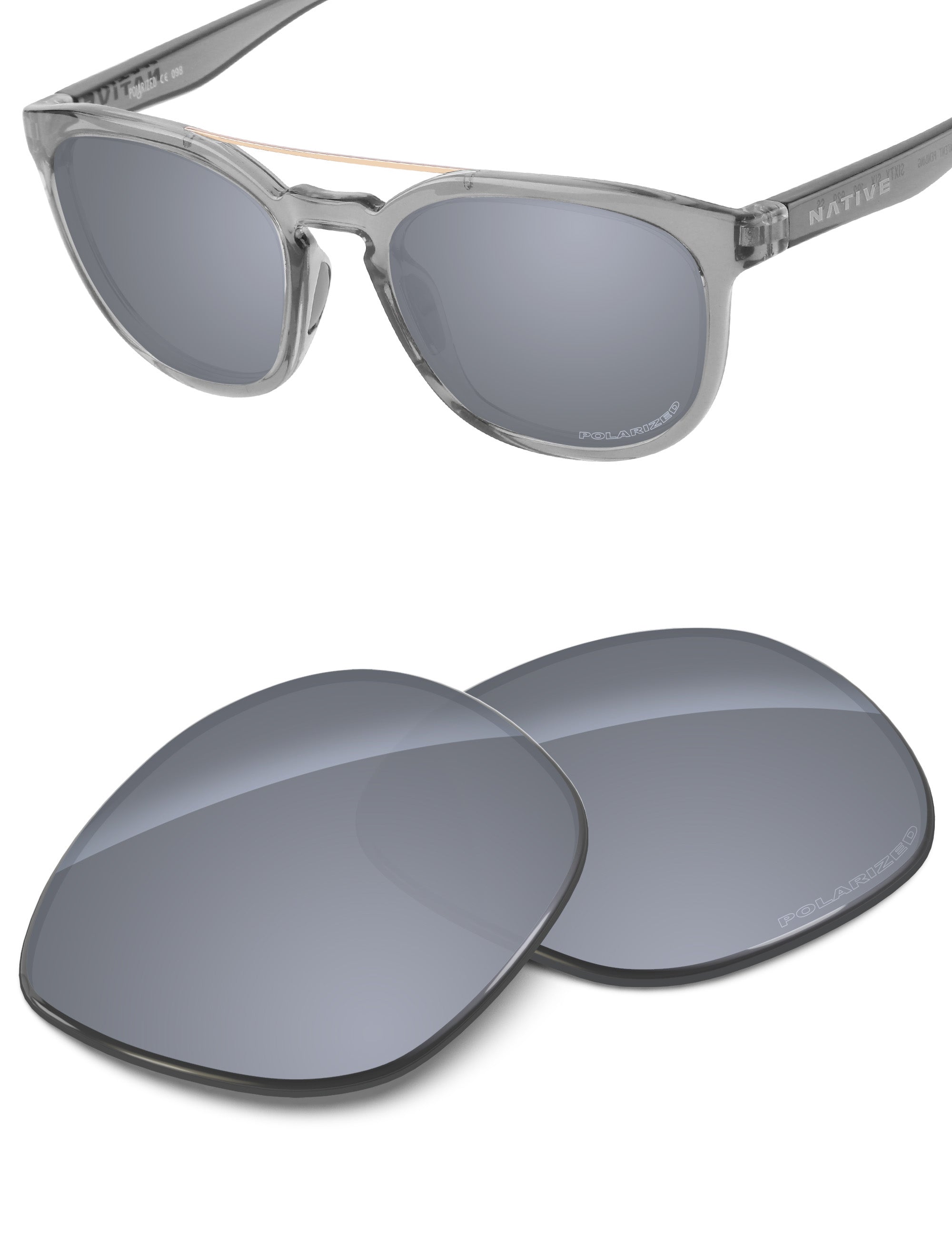 Silver Metallic FlashMirror™-Polarized