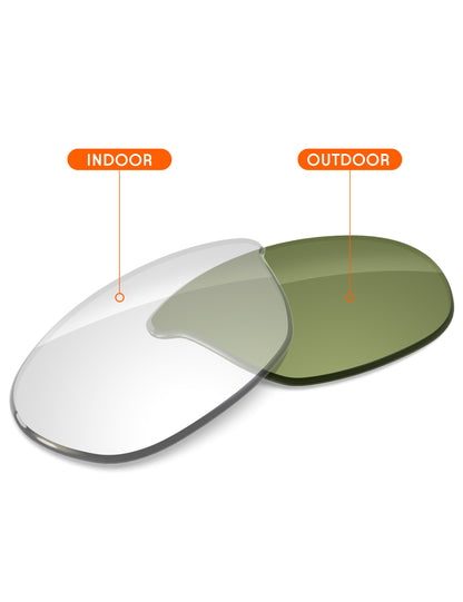 Adapt Green Photochromic Blue Light Blocking-Non-Polarized