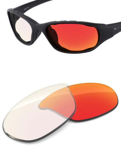 Fire Red FlashMirror™ Photochromic-Non-Polarized