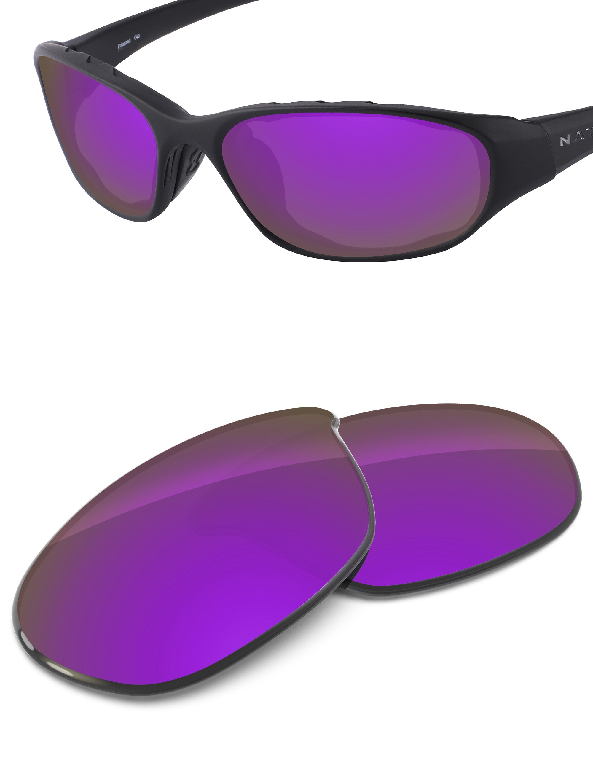 Plum Purple FlashMirror™-Non-Polarized