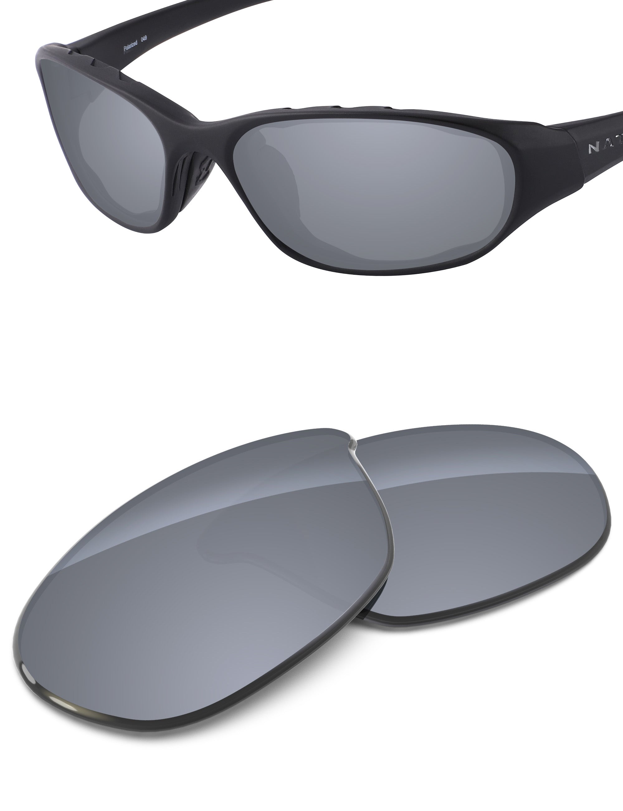 Silver Metallic FlashMirror™-Non-Polarized