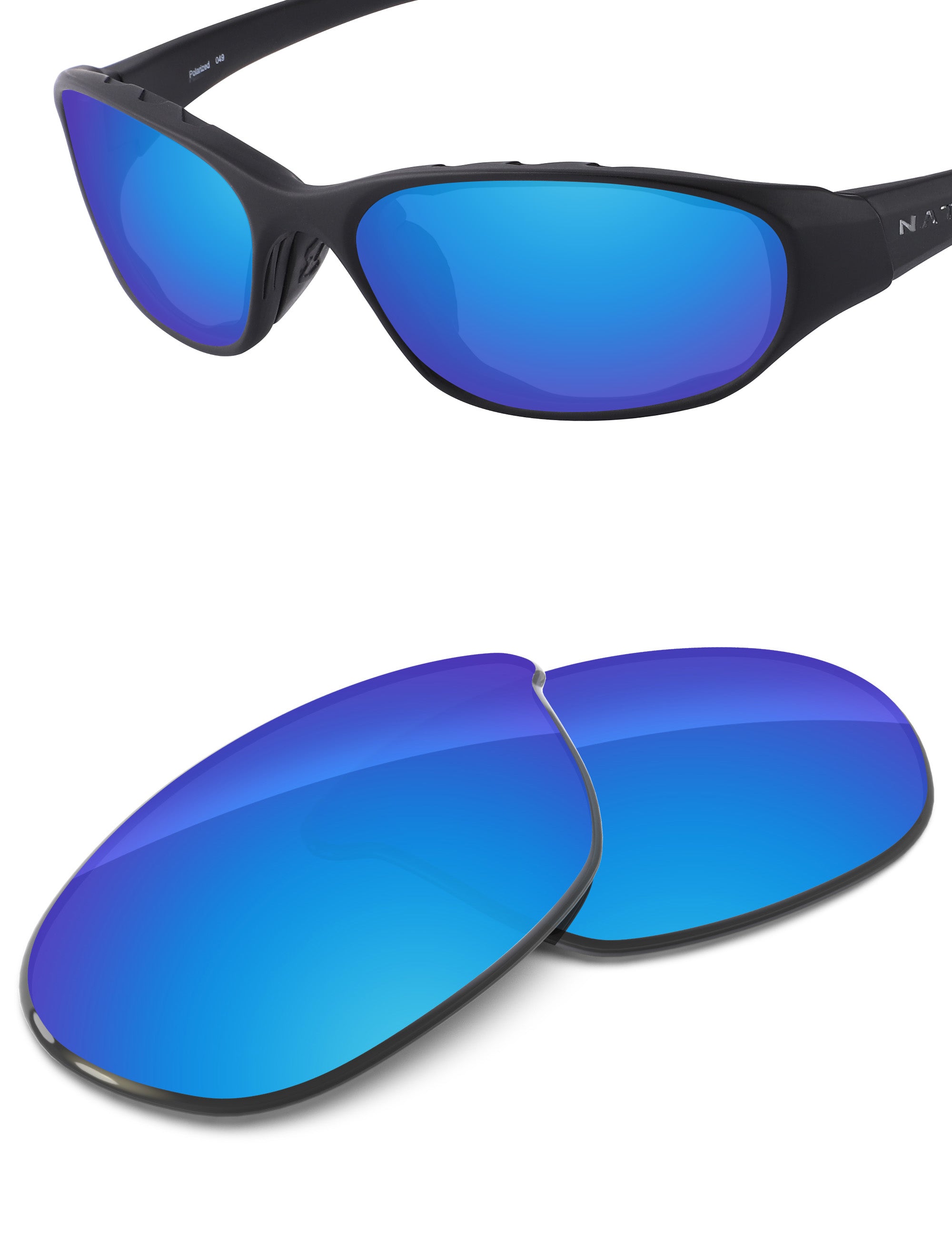 Sky Blue FlashMirror™-Non-Polarized