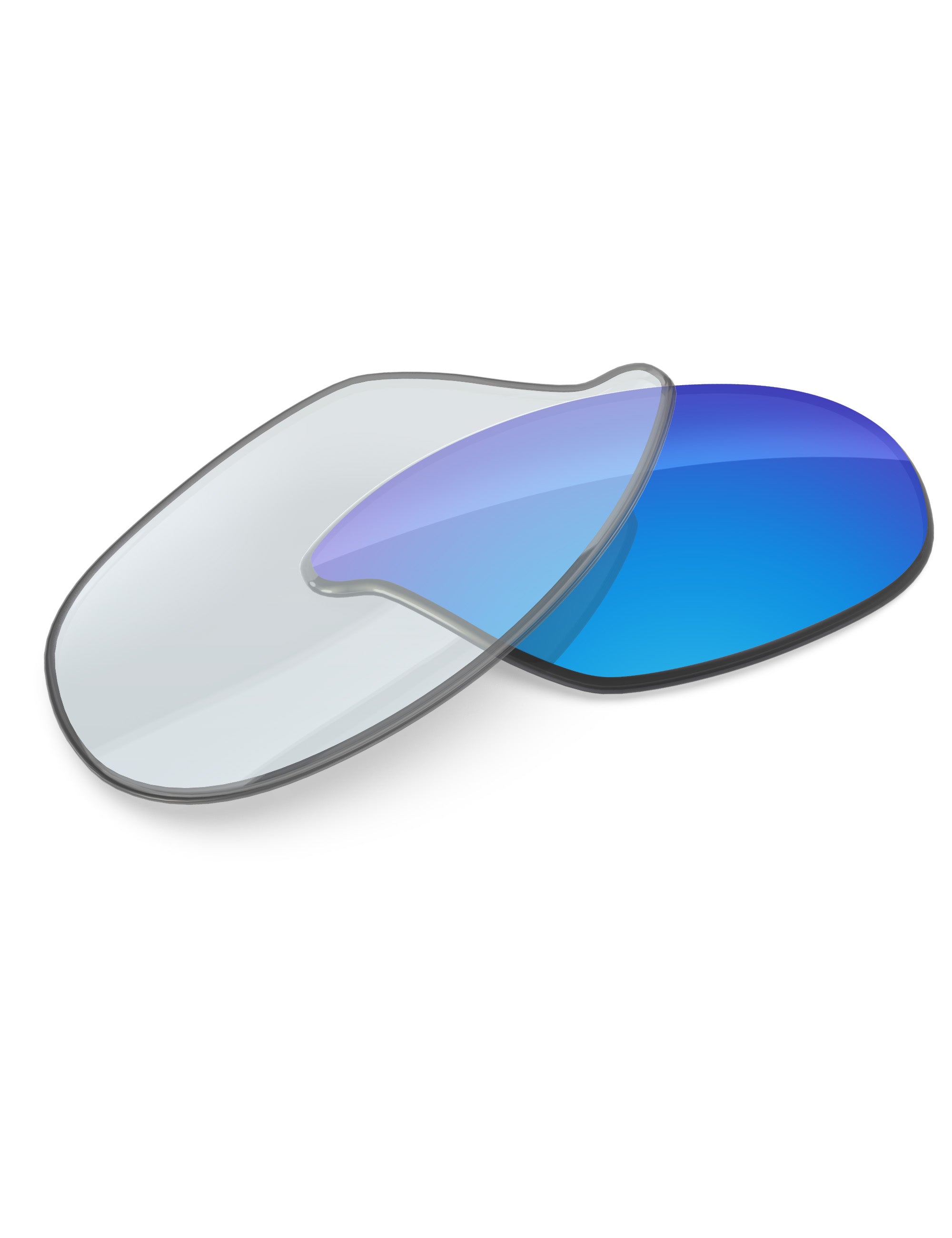 Sky Blue FlashMirror™ Photochromic-Non-Polarized