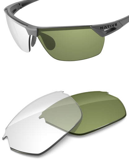 Adapt Green Photochromic Blue Light Blocking-Non-Polarized