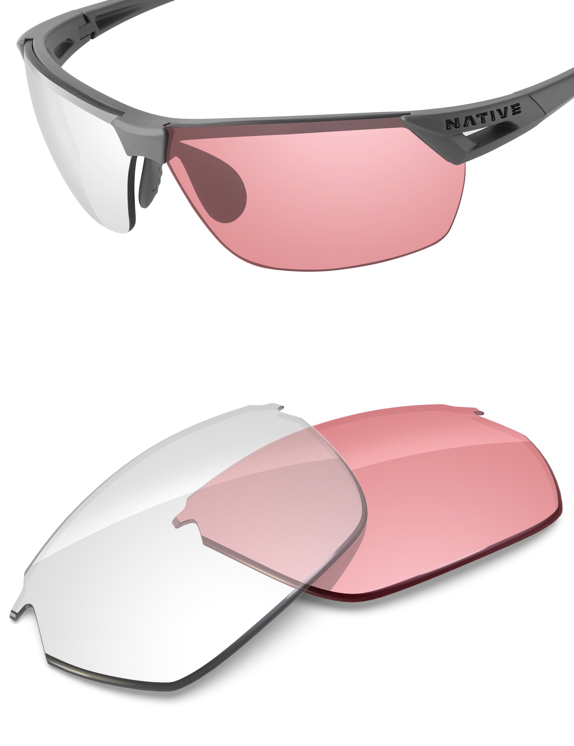 Adapt Pink Photochromic Blue Light Blocking-Non-Polarized