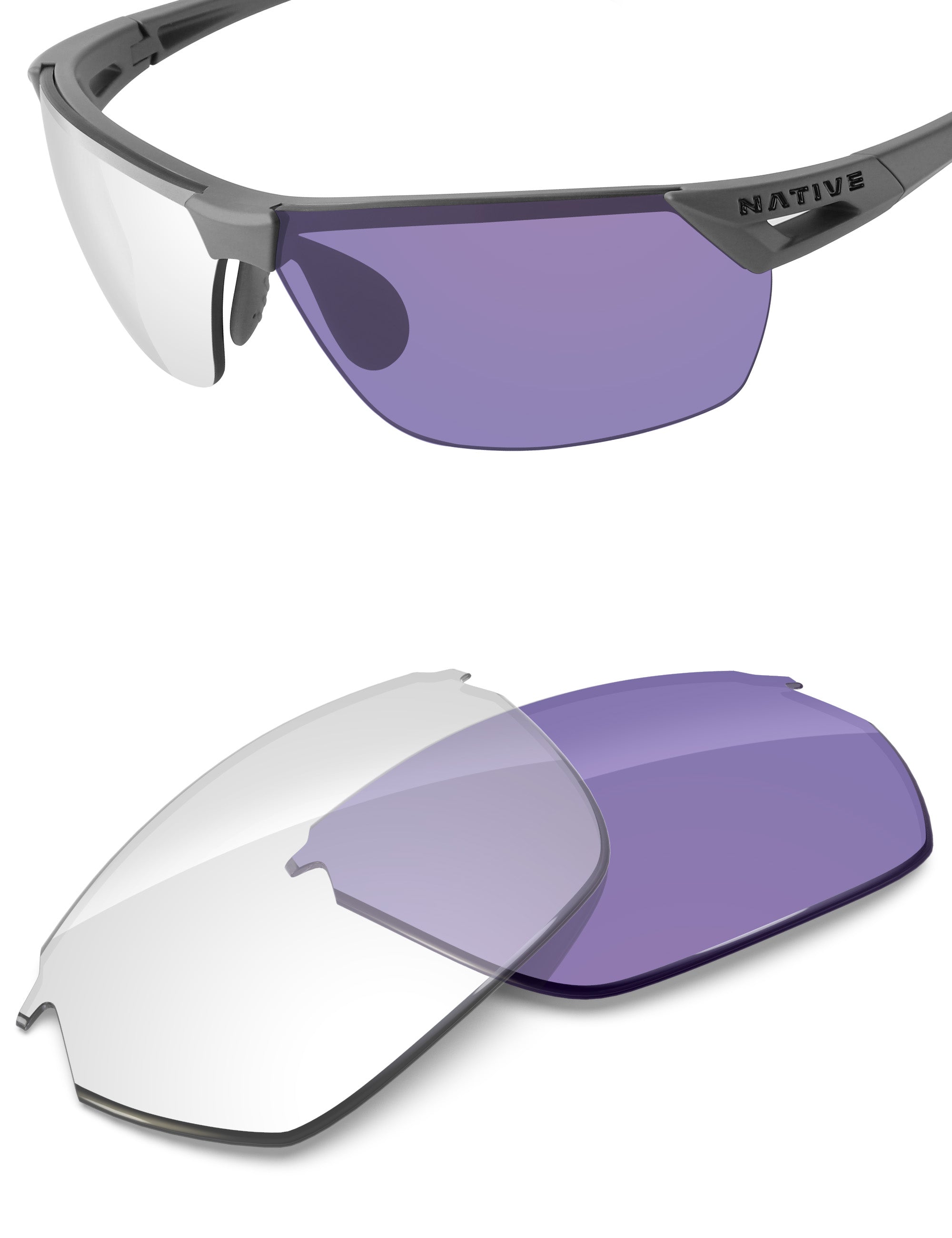 Adapt Purple Photochromic Blue Light Blocking-Non-Polarized