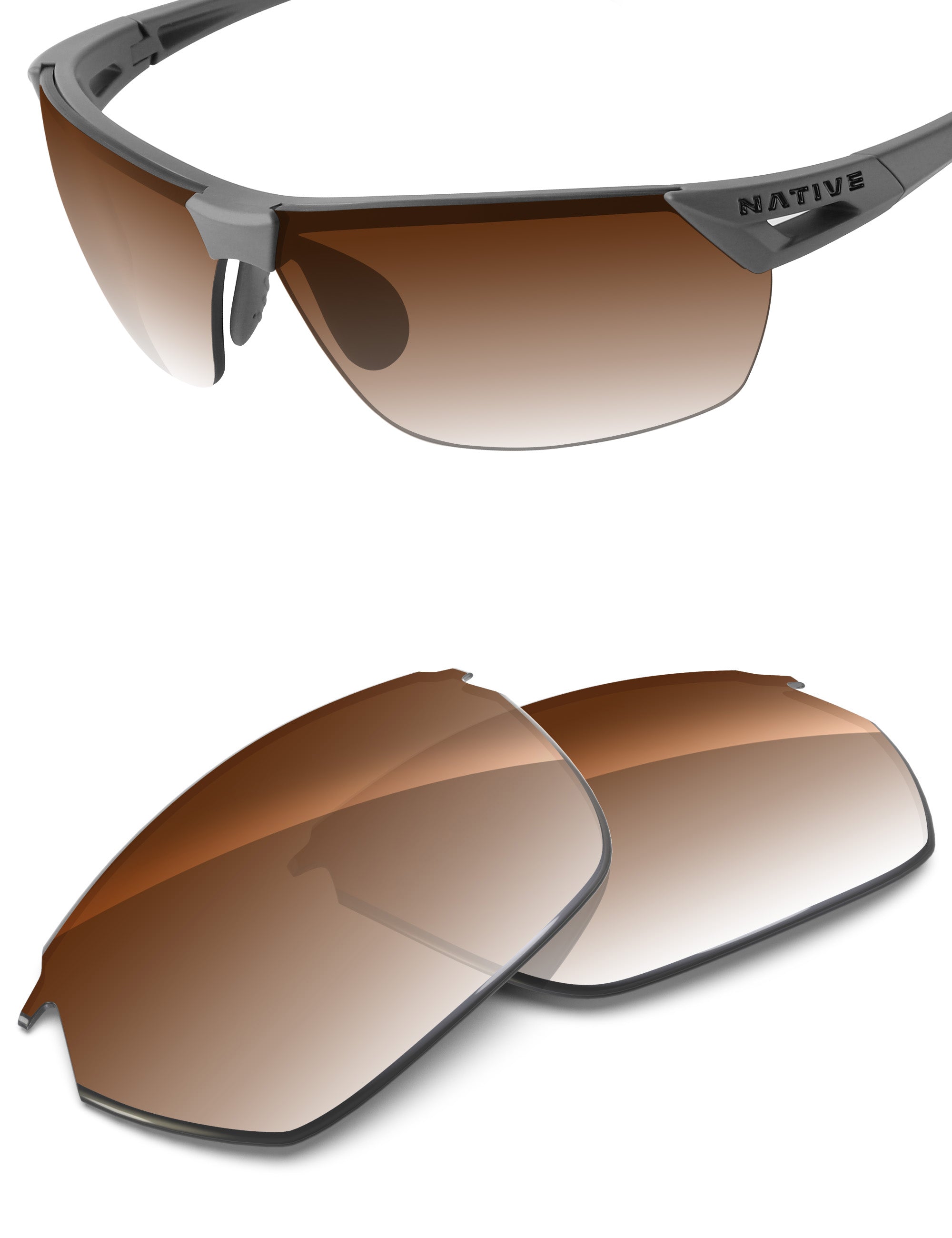 Brown Gradient-Non-Polarized