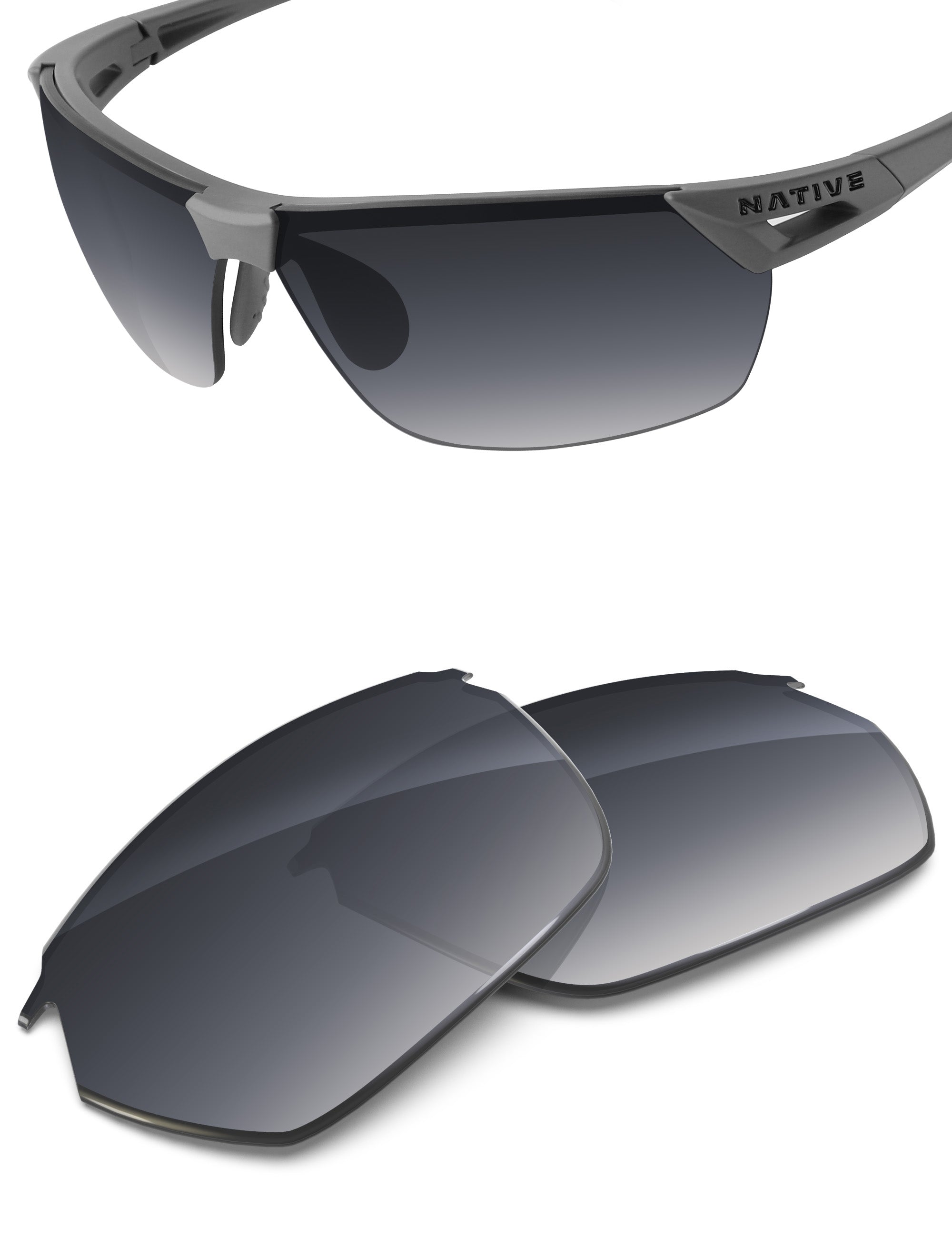 Gray Gradient-Non-Polarized