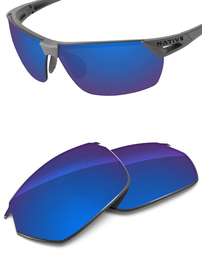 Sapphire Blue FlashMirror™-Non-Polarized