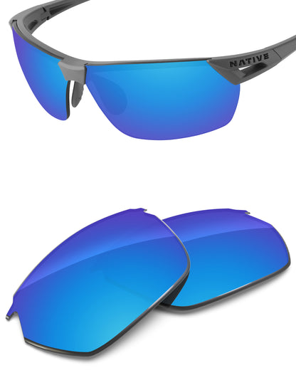 Sky Blue FlashMirror™-Non-Polarized