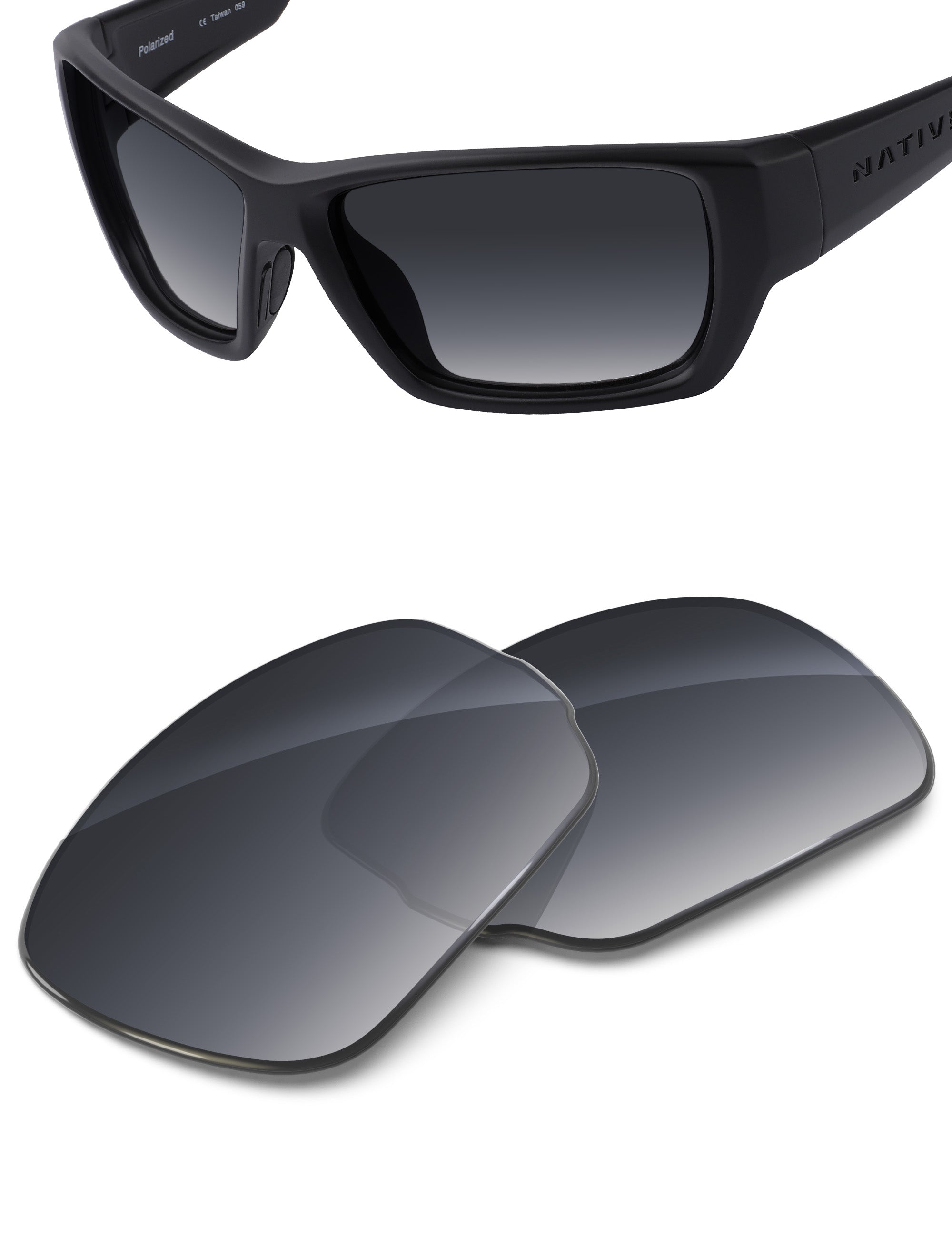 Gray Gradient-Non-Polarized