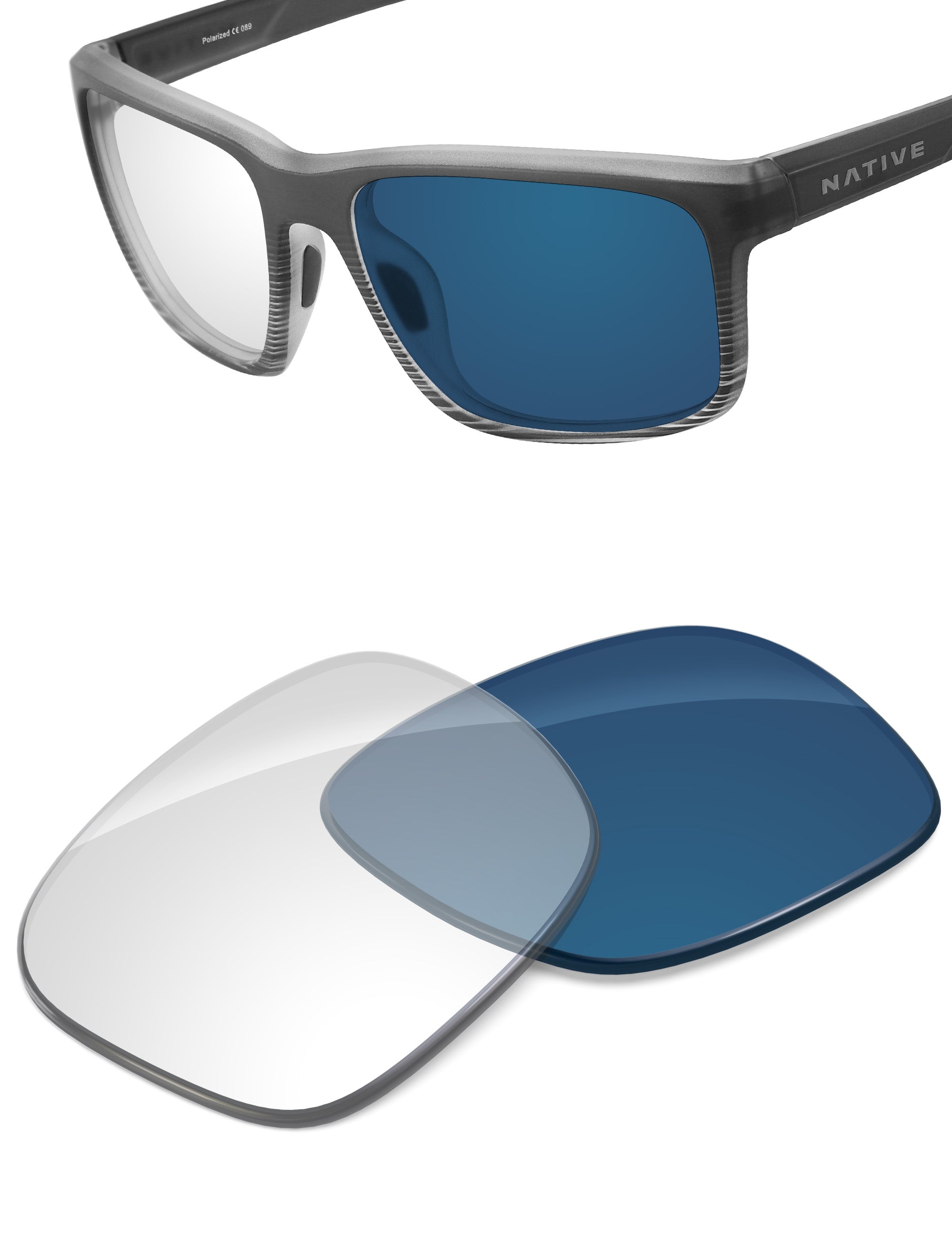 Adapt Blue Photochromic Blue Light Blocking-Non-Polarized