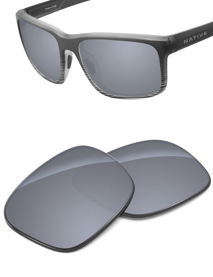 Silver Metallic FlashMirror™-Non-Polarized
