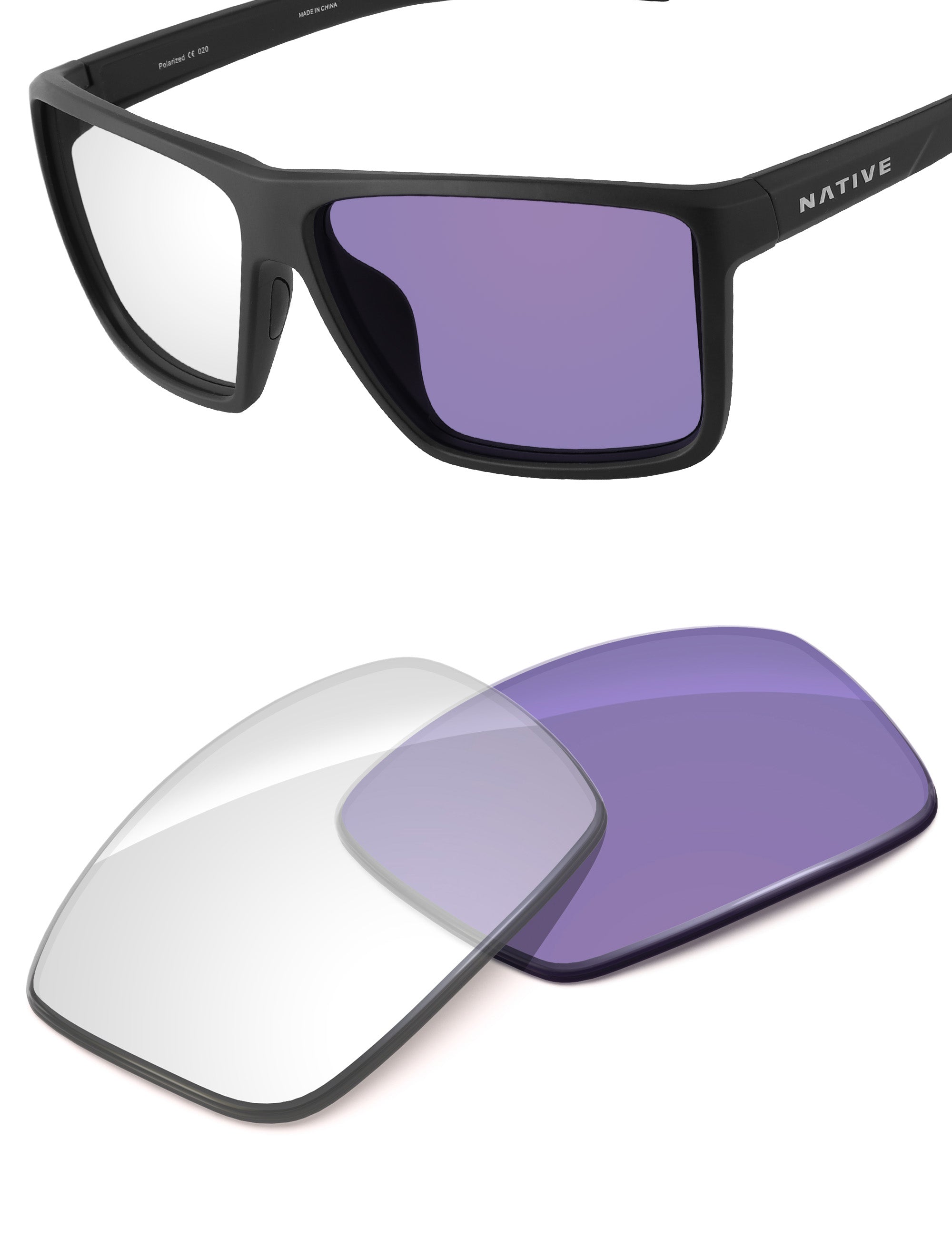 Adapt Purple Photochromic Blue Light Blocking-Non-Polarized