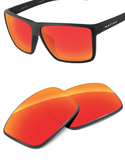 Fire Red FlashMirror™-Non-Polarized