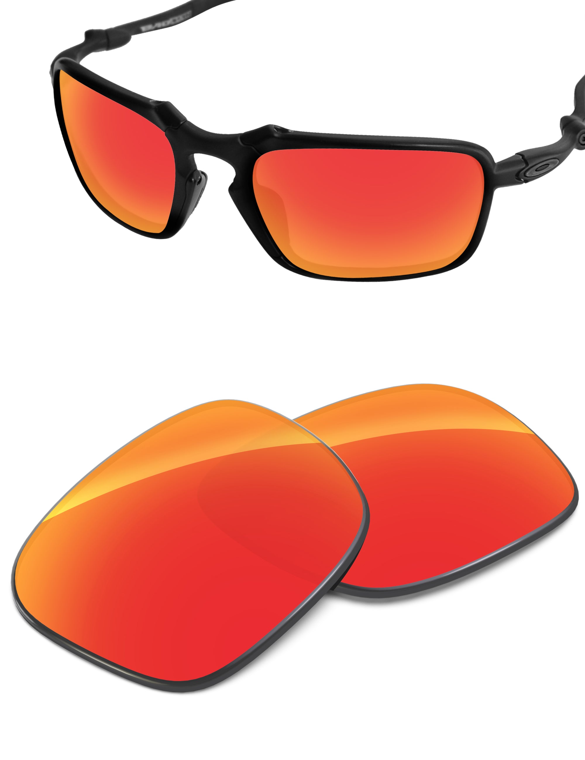 Fire Red FlashMirror™-Non-Polarized