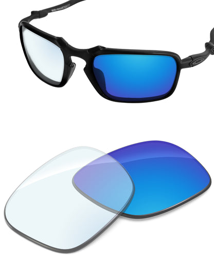 Sky Blue FlashMirror™ Photochromic-Non-Polarized