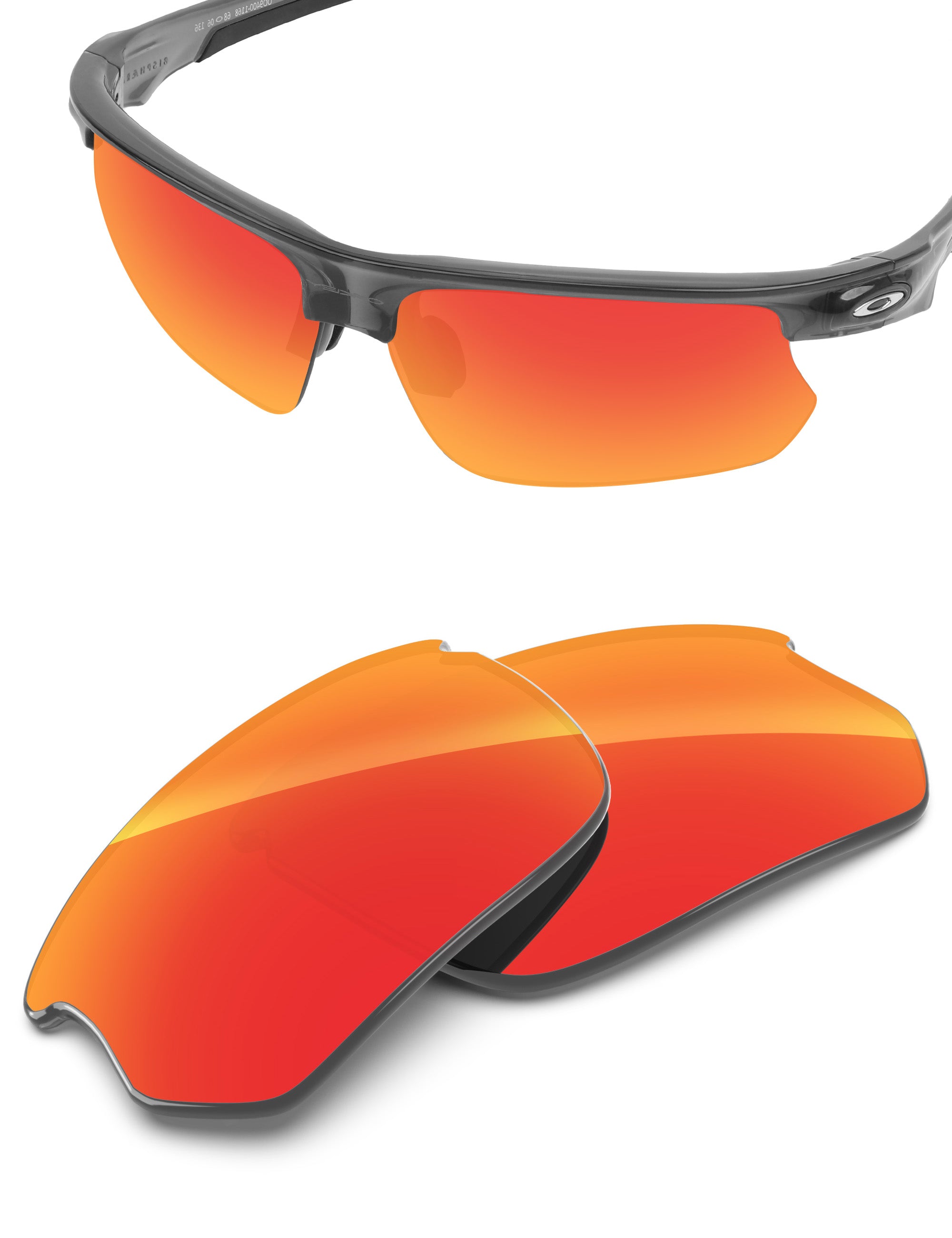 Fire Red FlashMirror™-Non-Polarized