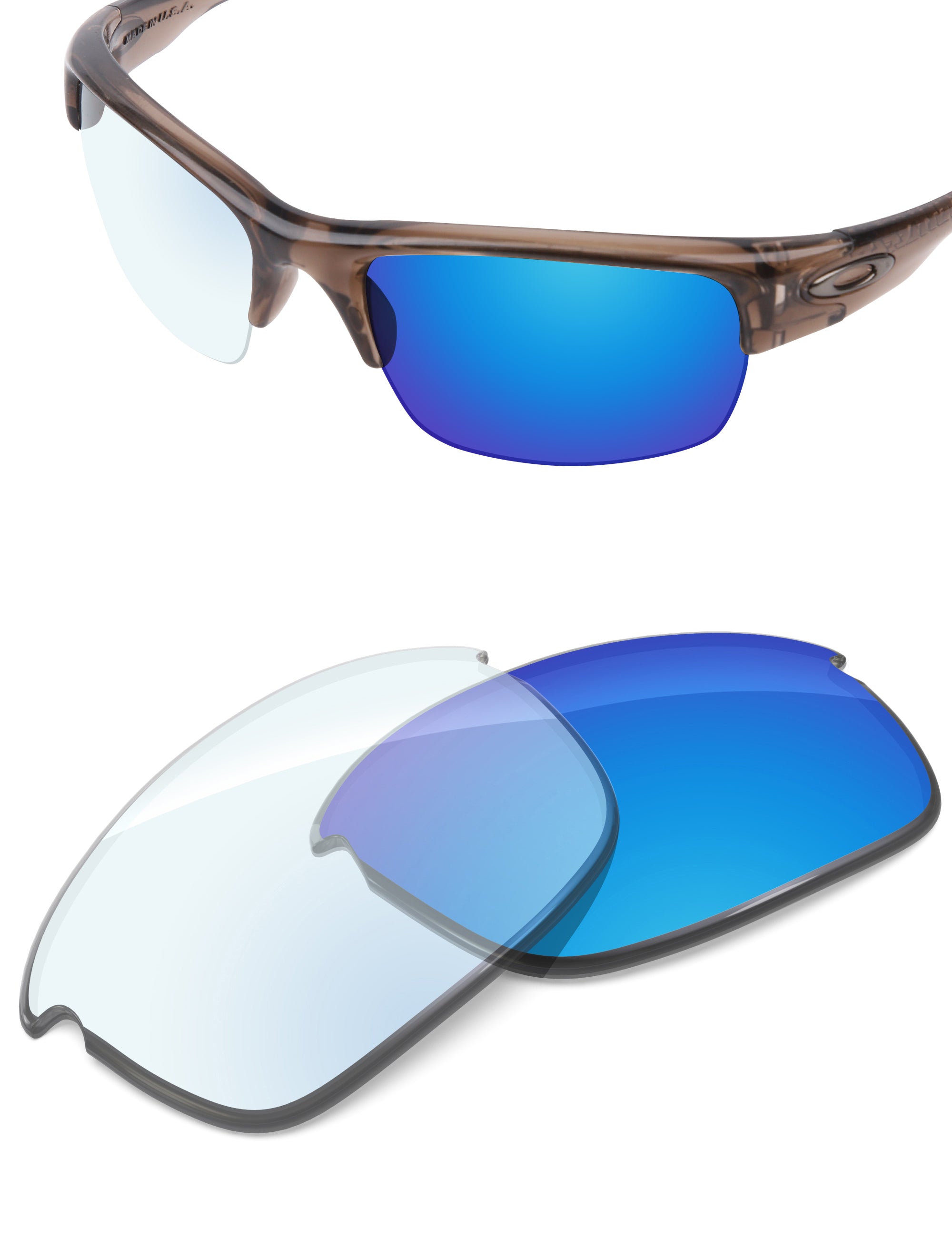 Sky Blue FlashMirror™ Photochromic-Non-Polarized