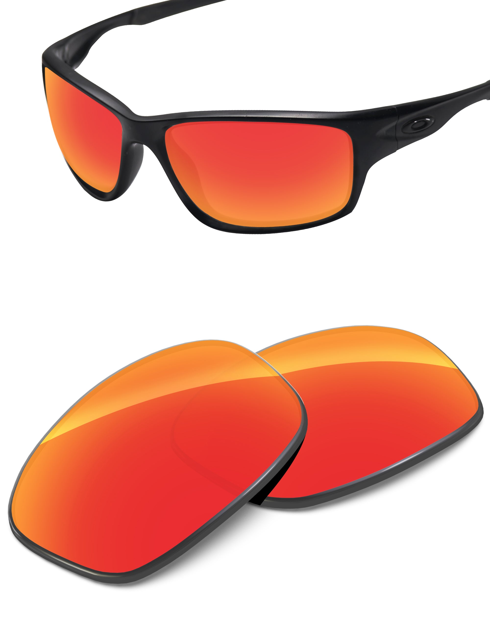Fire Red FlashMirror™-Non-Polarized