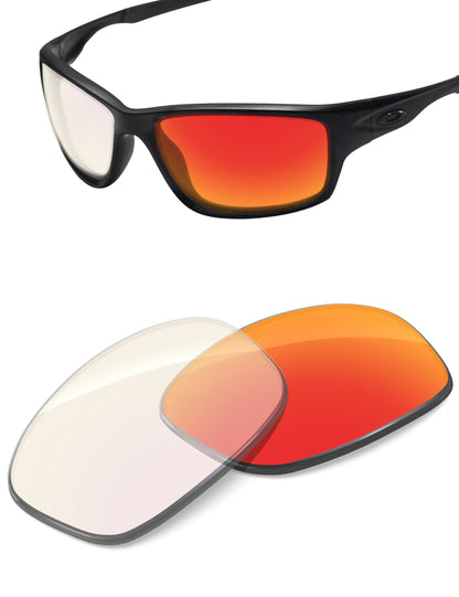 Fire Red FlashMirror™ Photochromic-Non-Polarized