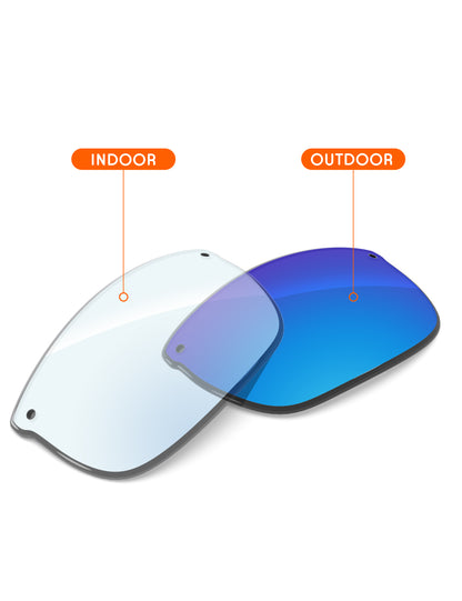 Sky Blue FlashMirror™ Photochromic-Non-Polarized