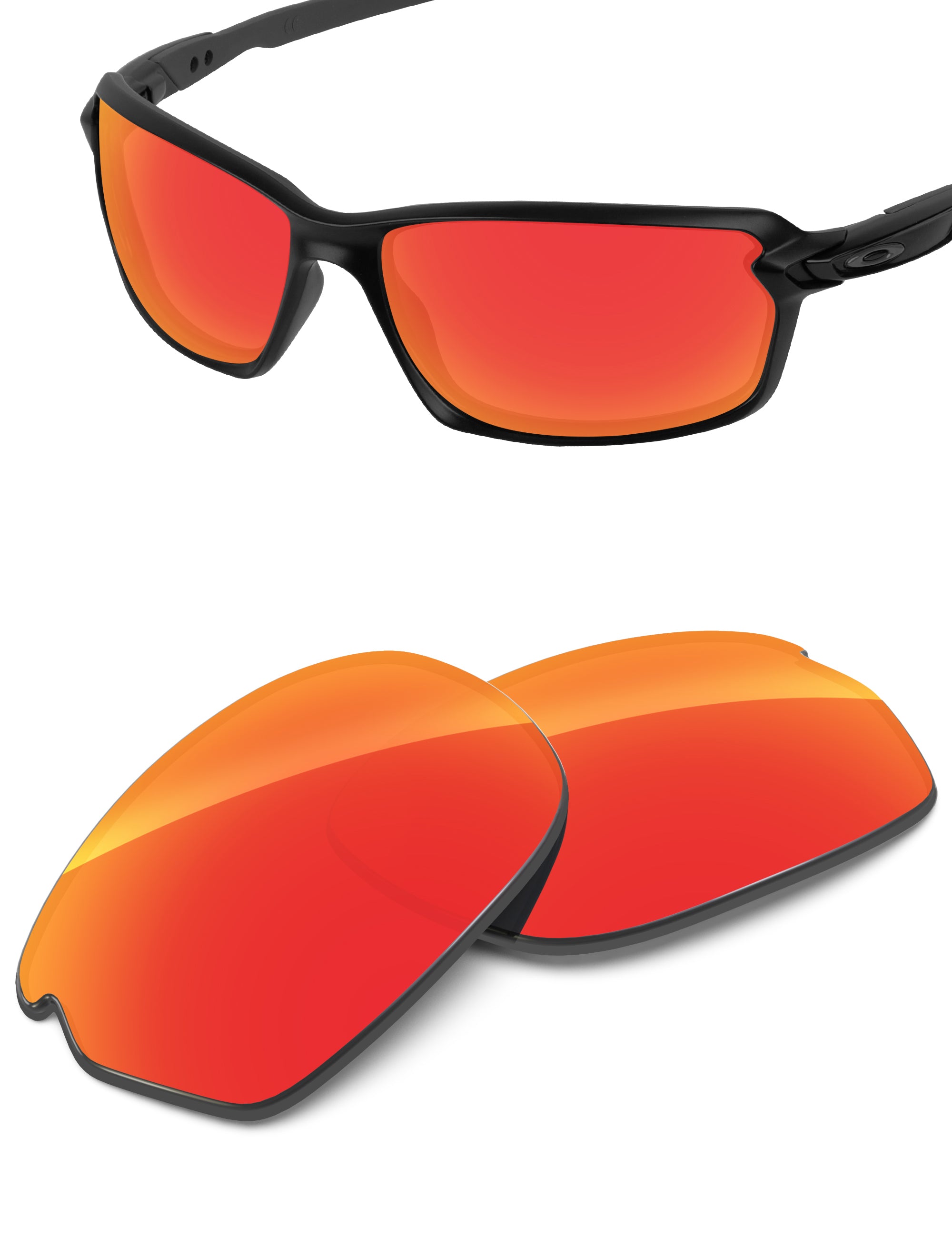 Fire Red FlashMirror™-Non-Polarized