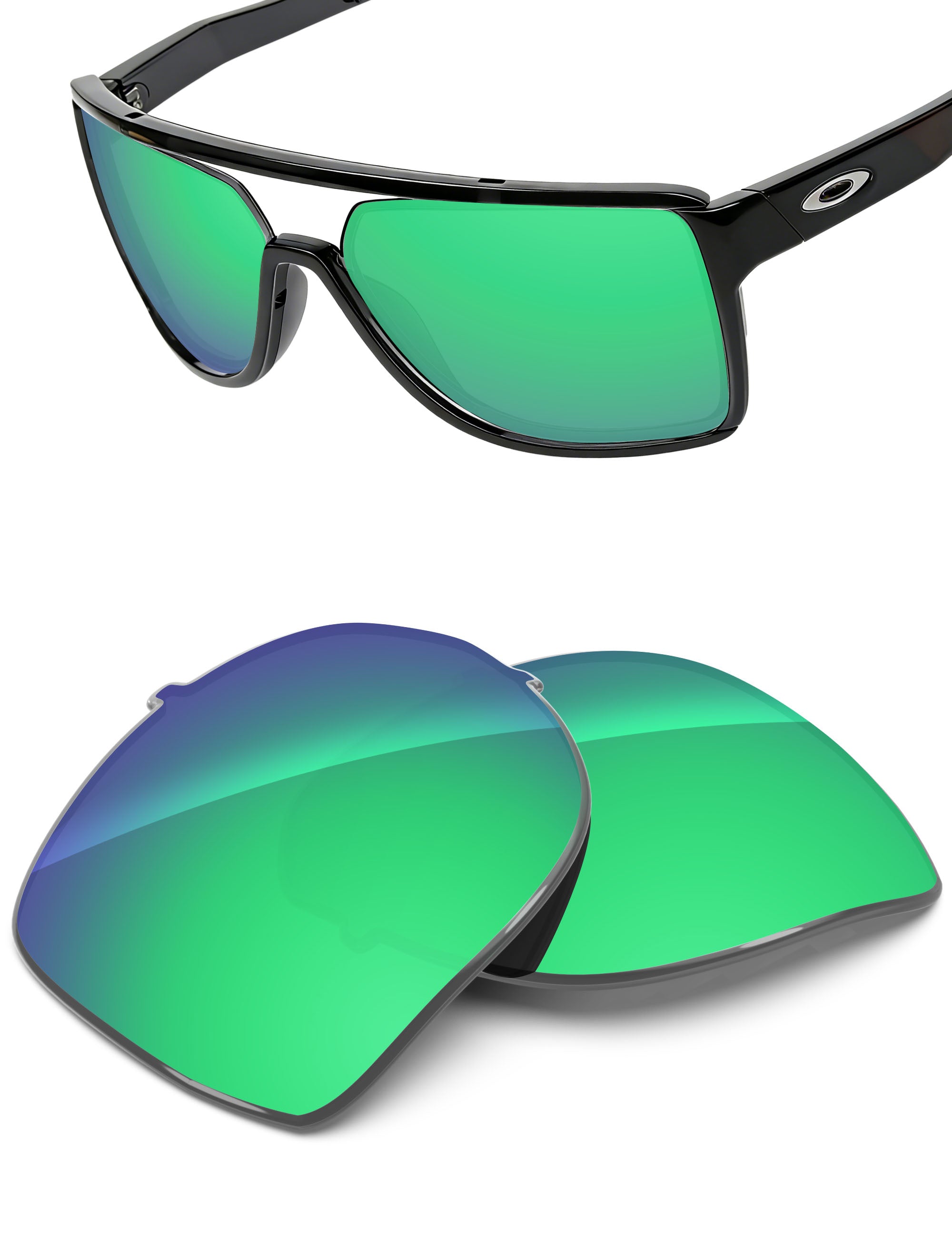 Emerald Green FlashMirror™-Non-Polarized