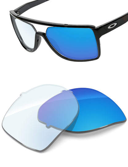 Sky Blue FlashMirror™ Photochromic-Non-Polarized