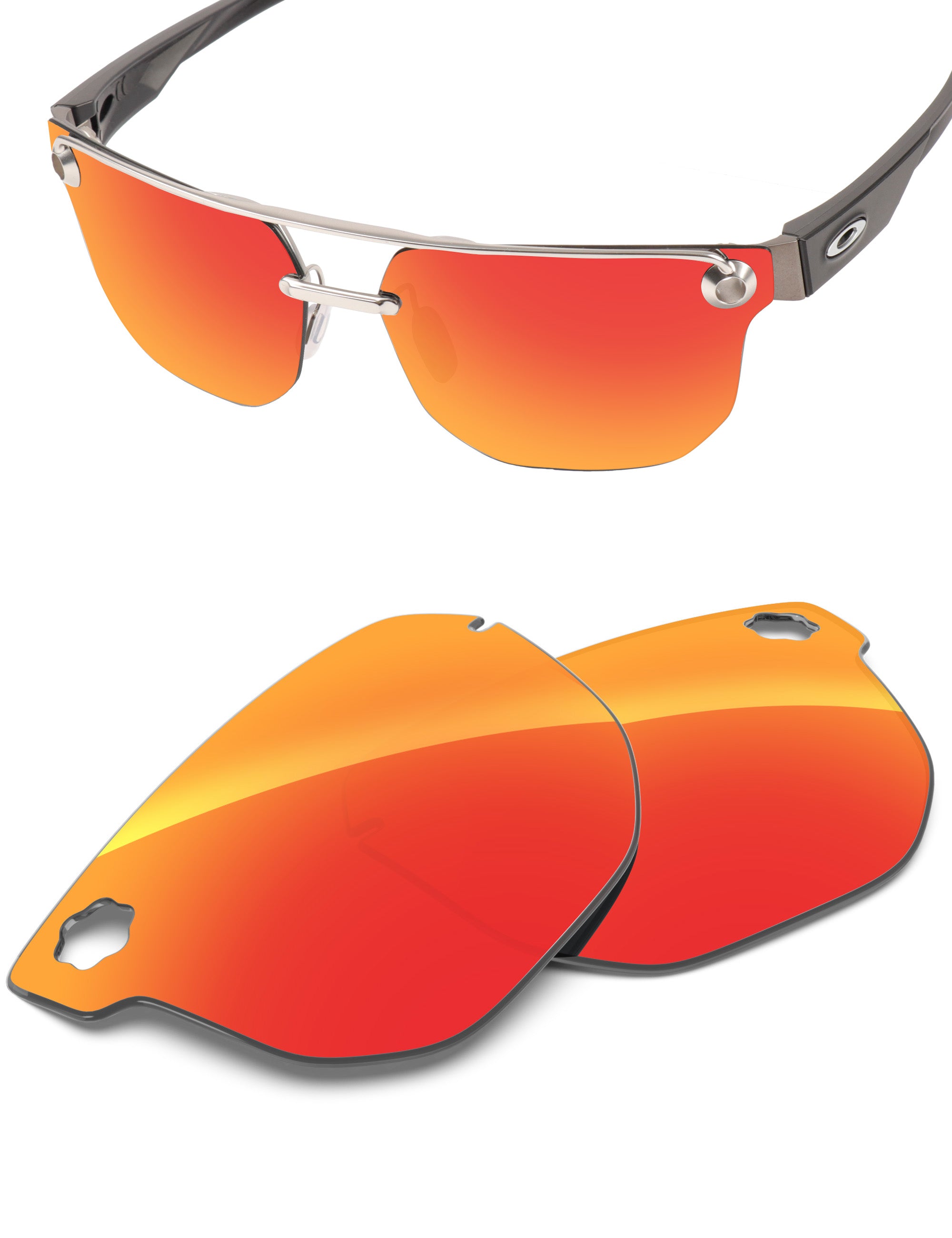 Fire Red FlashMirror™-Non-Polarized